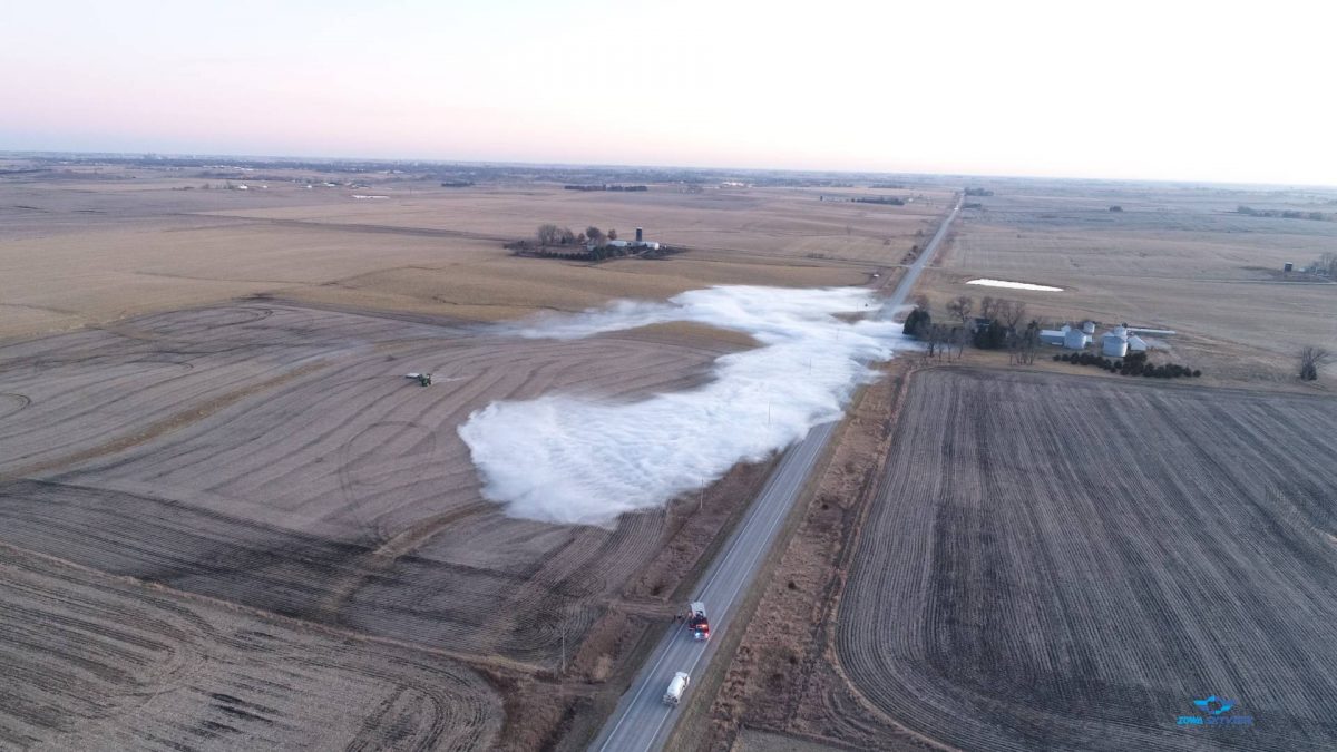 20191206 Anhydrous Ammonia Spill